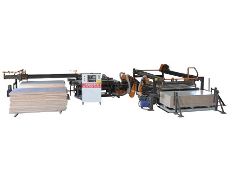 伺服系統  無人操作鋸邊機